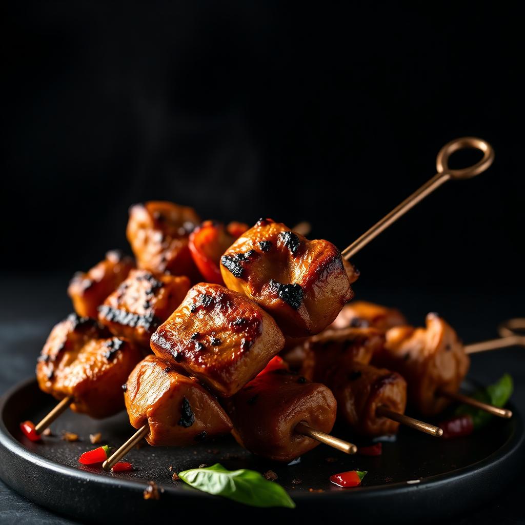 Chicken shish skewers